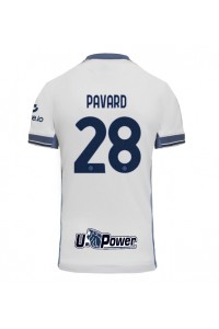 Inter Milan Benjamin Pavard #28 Voetbaltruitje Uit tenue 2024-25 Korte Mouw